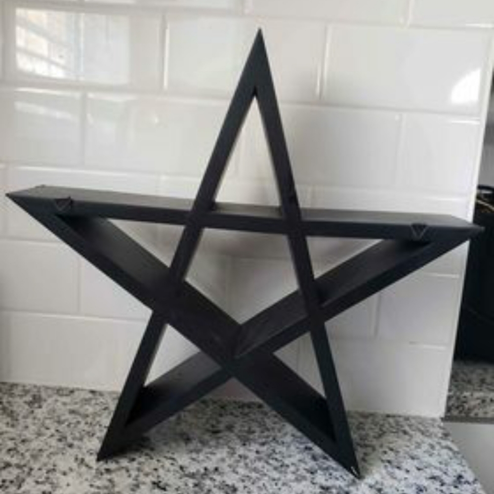 Pentagram Crystal Shelf